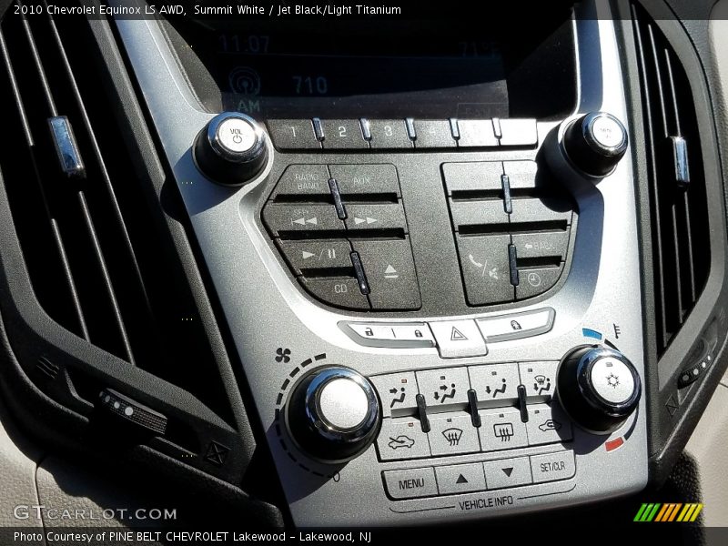 Summit White / Jet Black/Light Titanium 2010 Chevrolet Equinox LS AWD