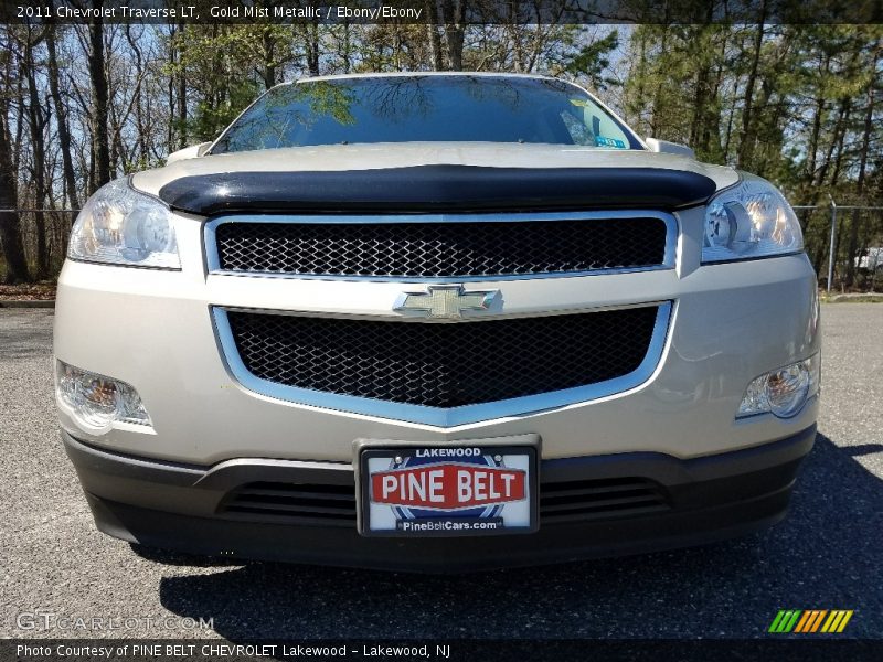 Gold Mist Metallic / Ebony/Ebony 2011 Chevrolet Traverse LT