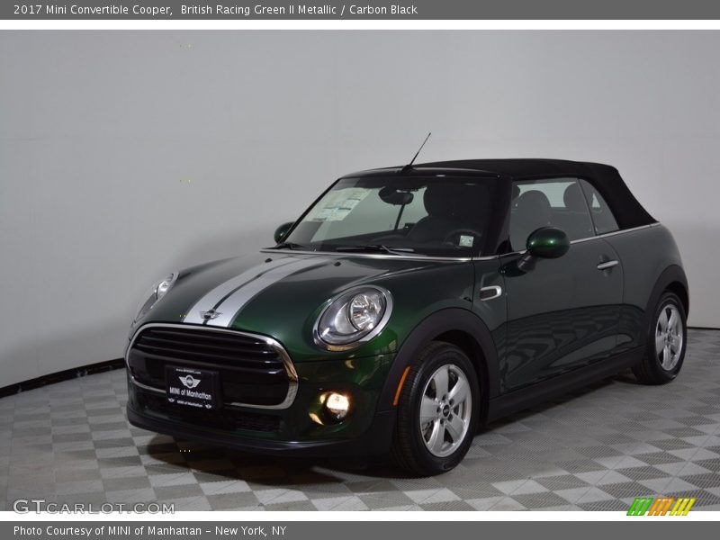 British Racing Green II Metallic / Carbon Black 2017 Mini Convertible Cooper