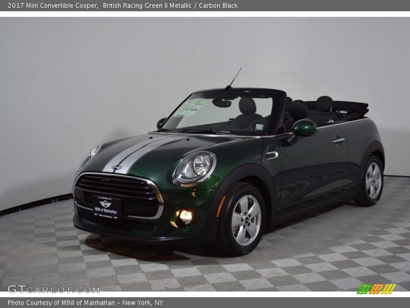 British Racing Green II Metallic / Carbon Black 2017 Mini Convertible Cooper