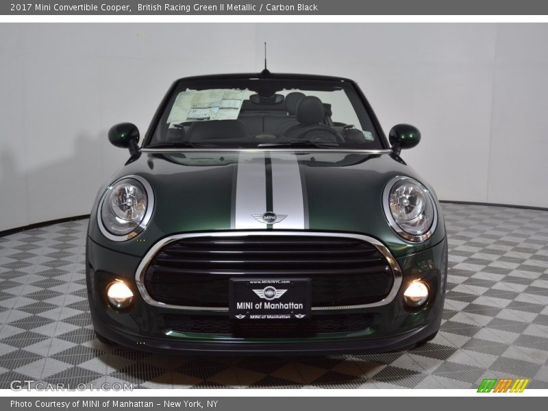 British Racing Green II Metallic / Carbon Black 2017 Mini Convertible Cooper