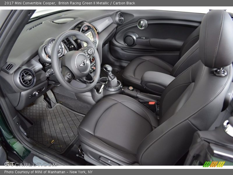  2017 Convertible Cooper Carbon Black Interior