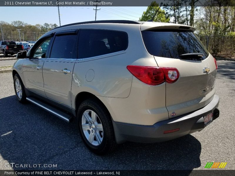 Gold Mist Metallic / Ebony/Ebony 2011 Chevrolet Traverse LT
