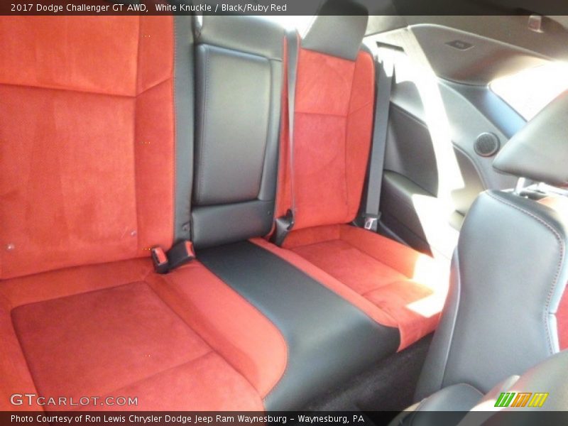 White Knuckle / Black/Ruby Red 2017 Dodge Challenger GT AWD