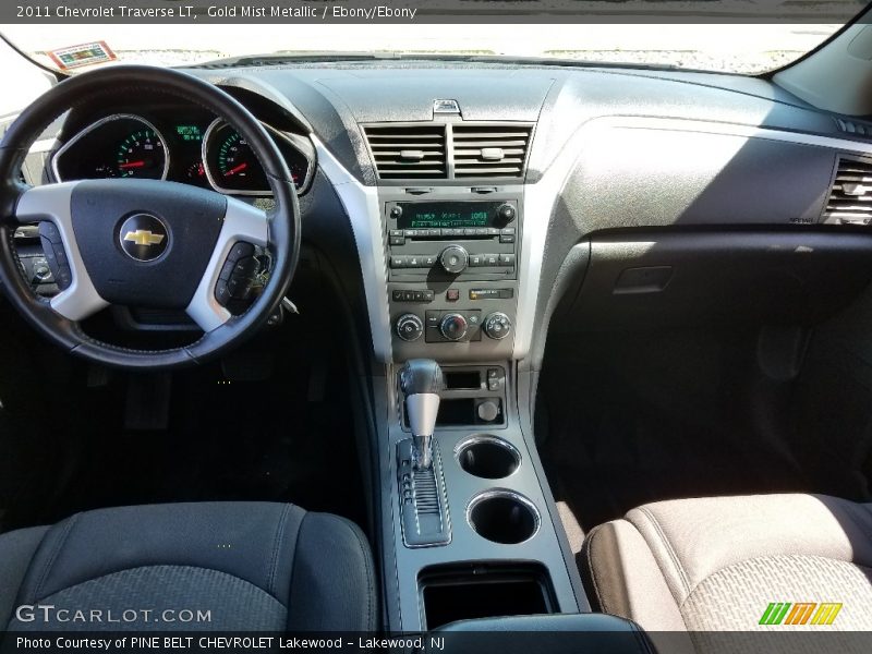 Gold Mist Metallic / Ebony/Ebony 2011 Chevrolet Traverse LT