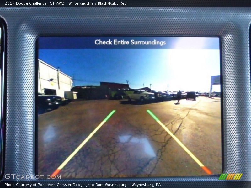 White Knuckle / Black/Ruby Red 2017 Dodge Challenger GT AWD