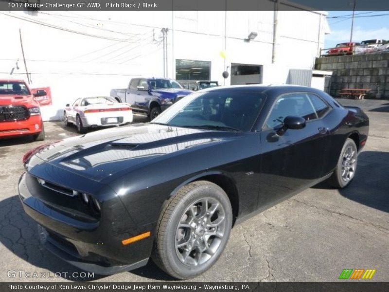 Pitch Black / Black 2017 Dodge Challenger GT AWD