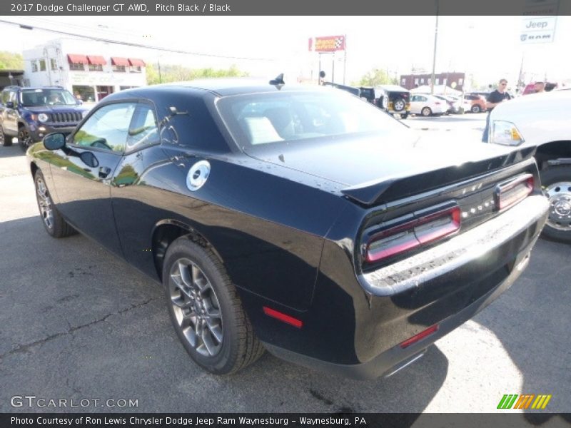 Pitch Black / Black 2017 Dodge Challenger GT AWD