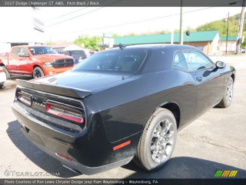 Pitch Black / Black 2017 Dodge Challenger GT AWD