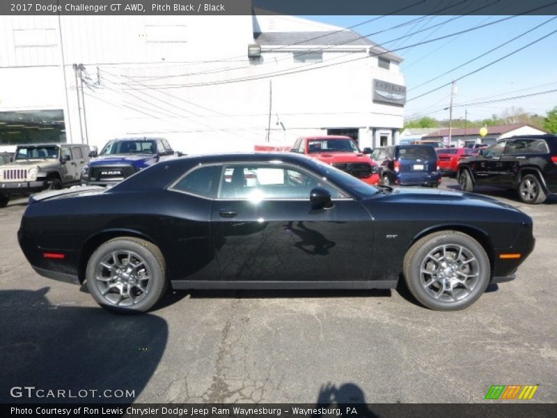 Pitch Black / Black 2017 Dodge Challenger GT AWD