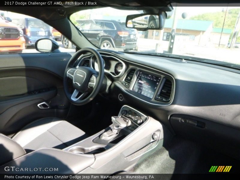 Pitch Black / Black 2017 Dodge Challenger GT AWD