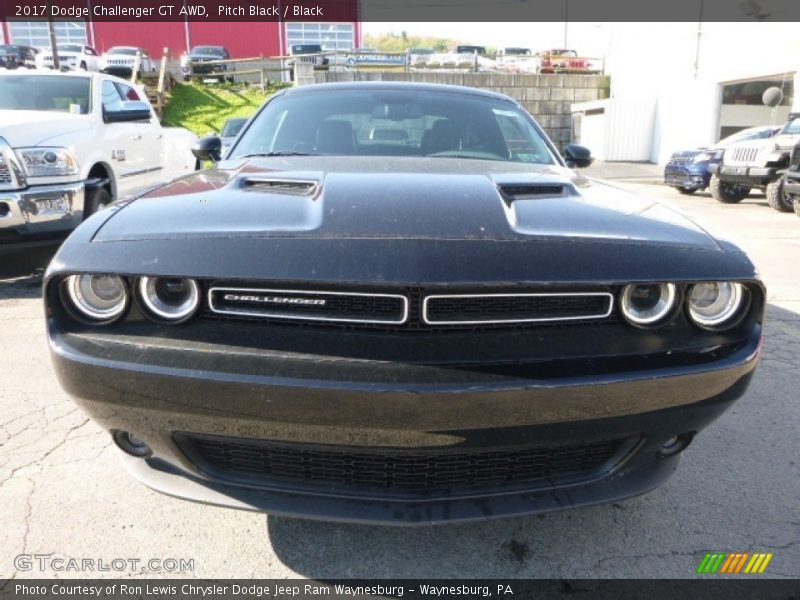 Pitch Black / Black 2017 Dodge Challenger GT AWD