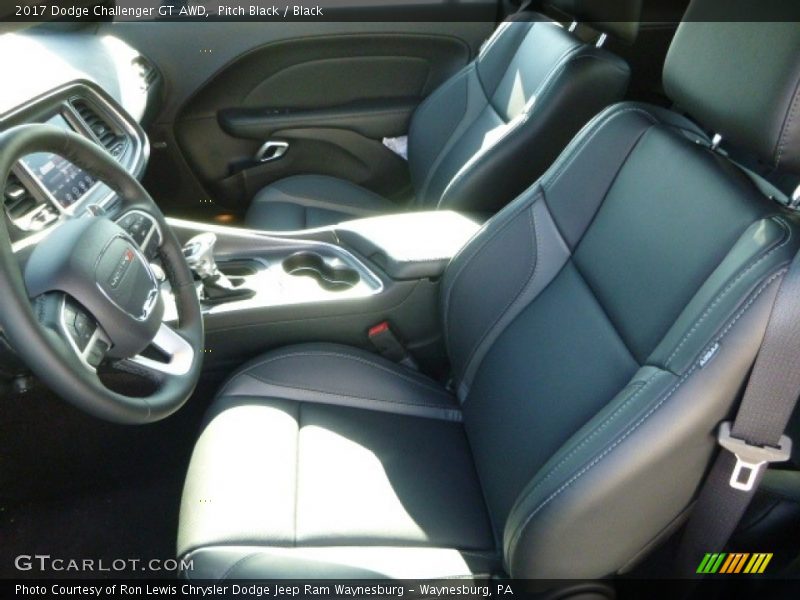 Pitch Black / Black 2017 Dodge Challenger GT AWD
