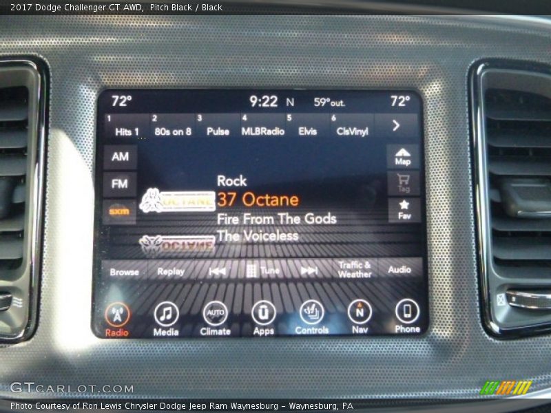 Pitch Black / Black 2017 Dodge Challenger GT AWD