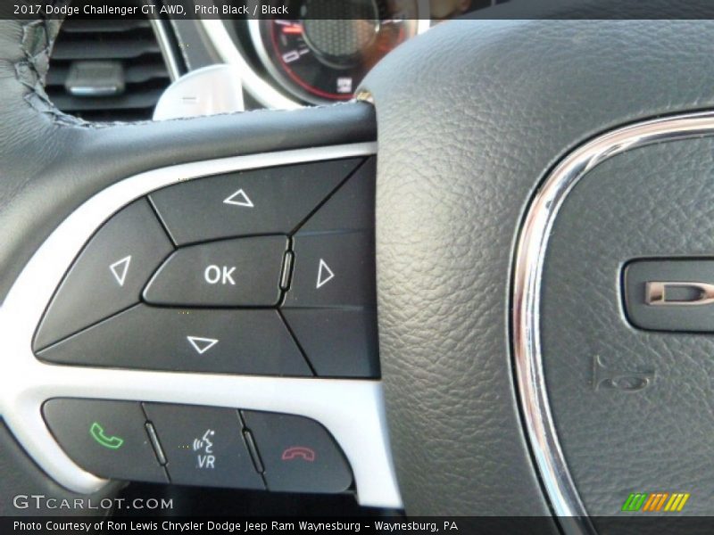 Pitch Black / Black 2017 Dodge Challenger GT AWD