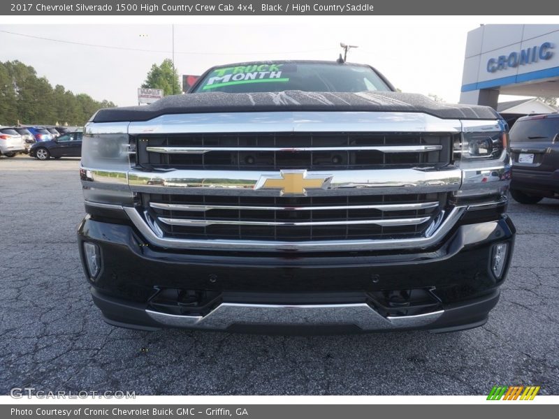 Black / High Country Saddle 2017 Chevrolet Silverado 1500 High Country Crew Cab 4x4