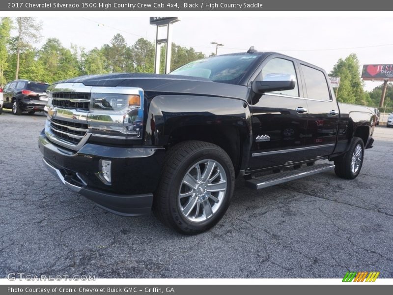 Black / High Country Saddle 2017 Chevrolet Silverado 1500 High Country Crew Cab 4x4