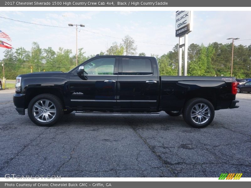 Black / High Country Saddle 2017 Chevrolet Silverado 1500 High Country Crew Cab 4x4