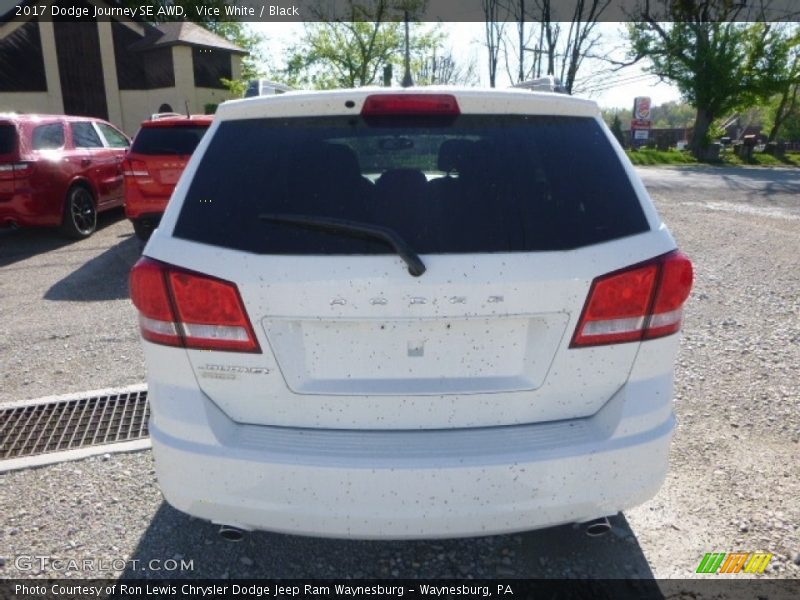 Vice White / Black 2017 Dodge Journey SE AWD