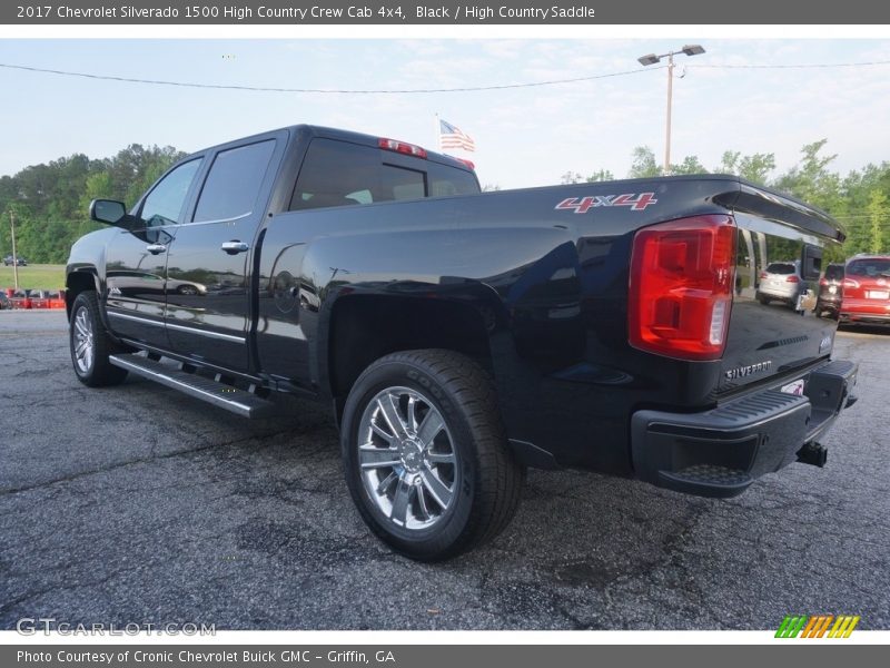 Black / High Country Saddle 2017 Chevrolet Silverado 1500 High Country Crew Cab 4x4