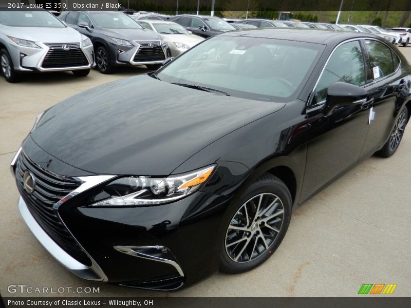 Obsidian / Black 2017 Lexus ES 350