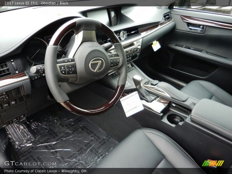 Obsidian / Black 2017 Lexus ES 350