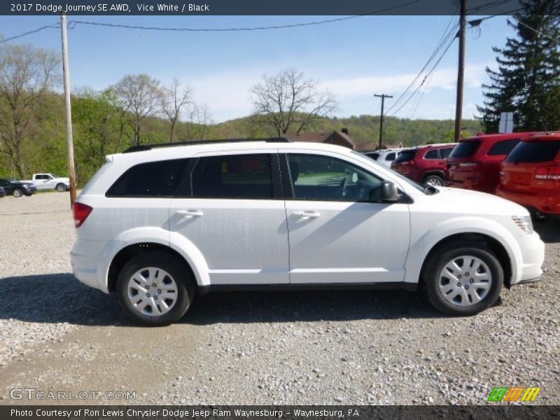 Vice White / Black 2017 Dodge Journey SE AWD