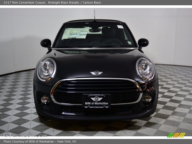 Midnight Black Metallic / Carbon Black 2017 Mini Convertible Cooper