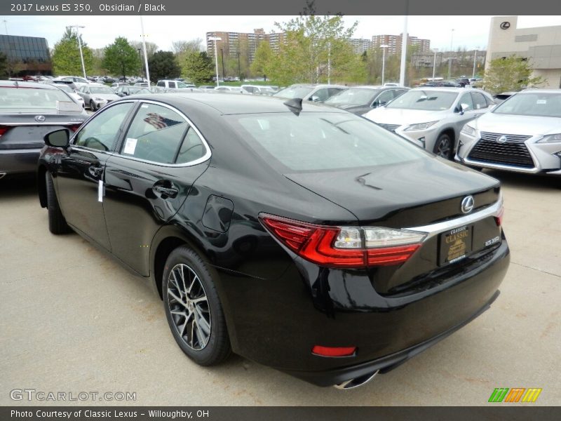 Obsidian / Black 2017 Lexus ES 350