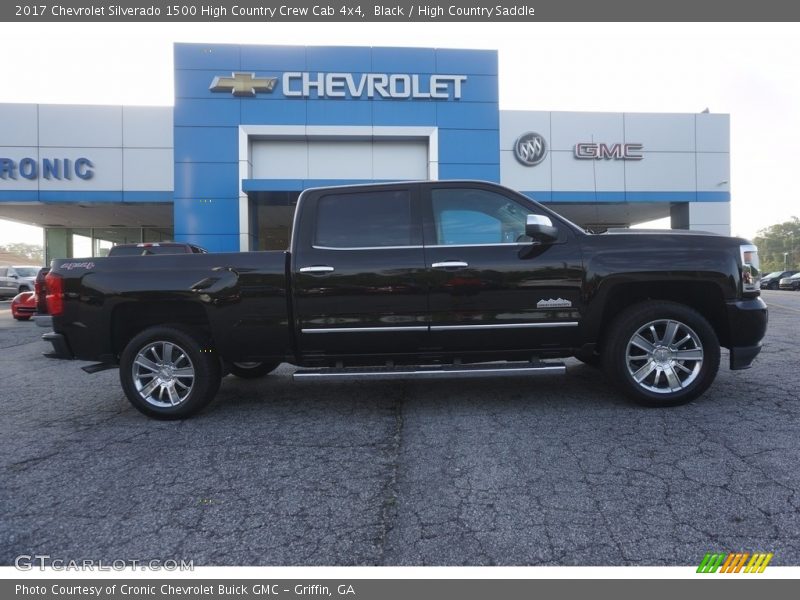 Black / High Country Saddle 2017 Chevrolet Silverado 1500 High Country Crew Cab 4x4