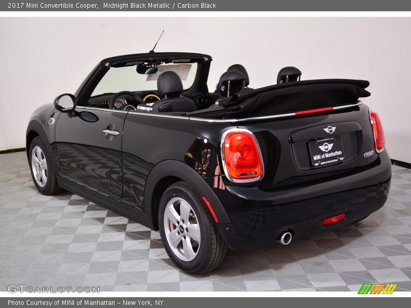 Midnight Black Metallic / Carbon Black 2017 Mini Convertible Cooper