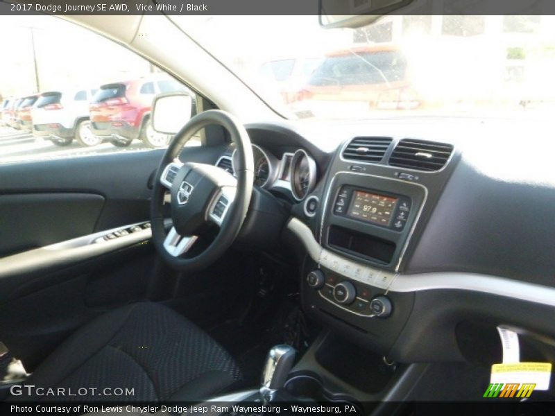 Vice White / Black 2017 Dodge Journey SE AWD