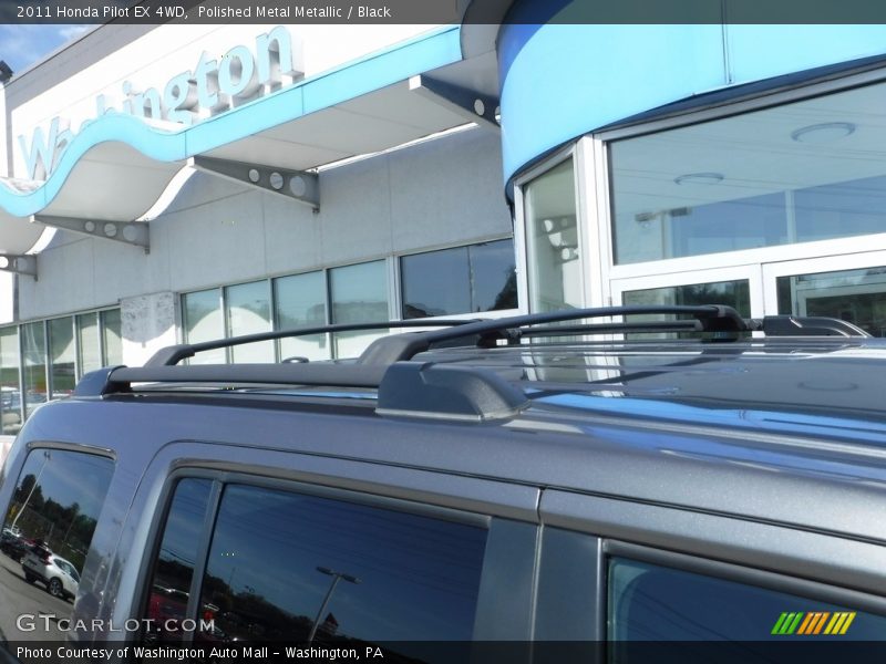Polished Metal Metallic / Black 2011 Honda Pilot EX 4WD