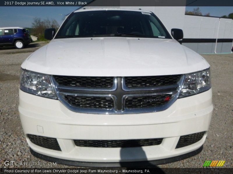 Vice White / Black 2017 Dodge Journey SE AWD