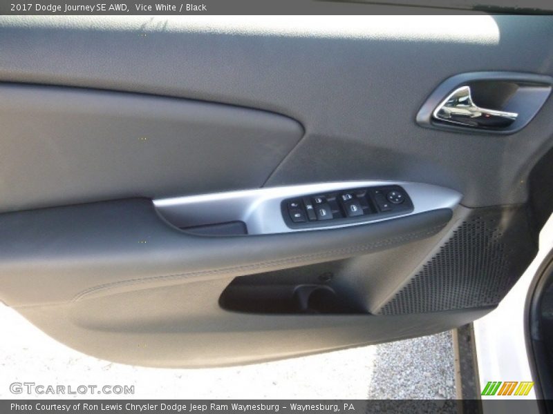 Vice White / Black 2017 Dodge Journey SE AWD
