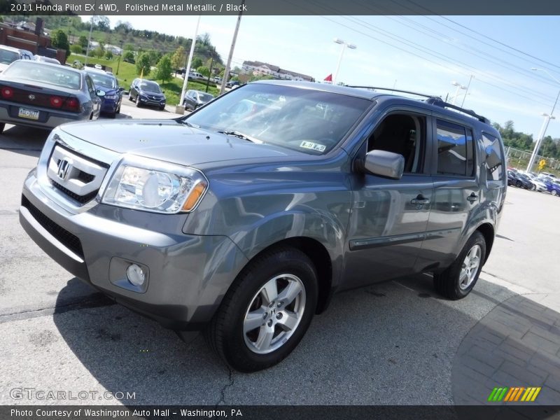 Polished Metal Metallic / Black 2011 Honda Pilot EX 4WD
