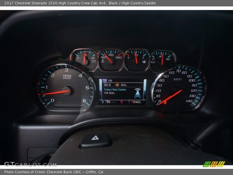 Black / High Country Saddle 2017 Chevrolet Silverado 1500 High Country Crew Cab 4x4
