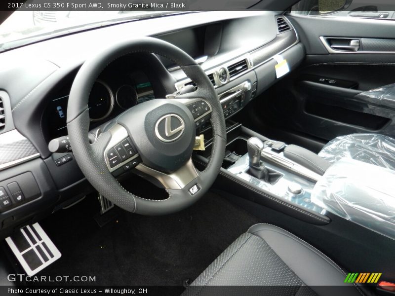 Smoky Granite Mica / Black 2017 Lexus GS 350 F Sport AWD