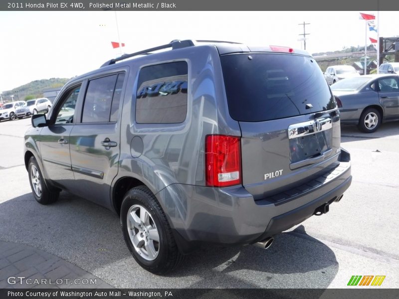 Polished Metal Metallic / Black 2011 Honda Pilot EX 4WD