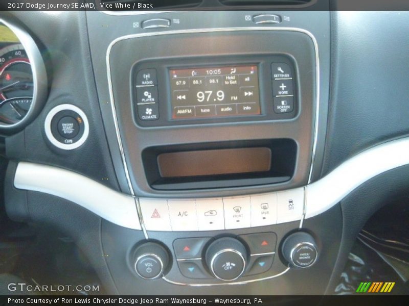 Vice White / Black 2017 Dodge Journey SE AWD