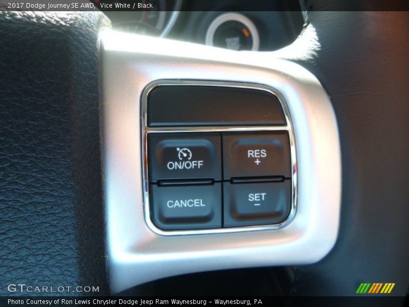 Vice White / Black 2017 Dodge Journey SE AWD