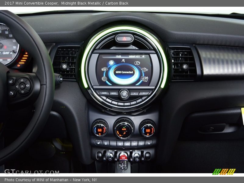 Controls of 2017 Convertible Cooper