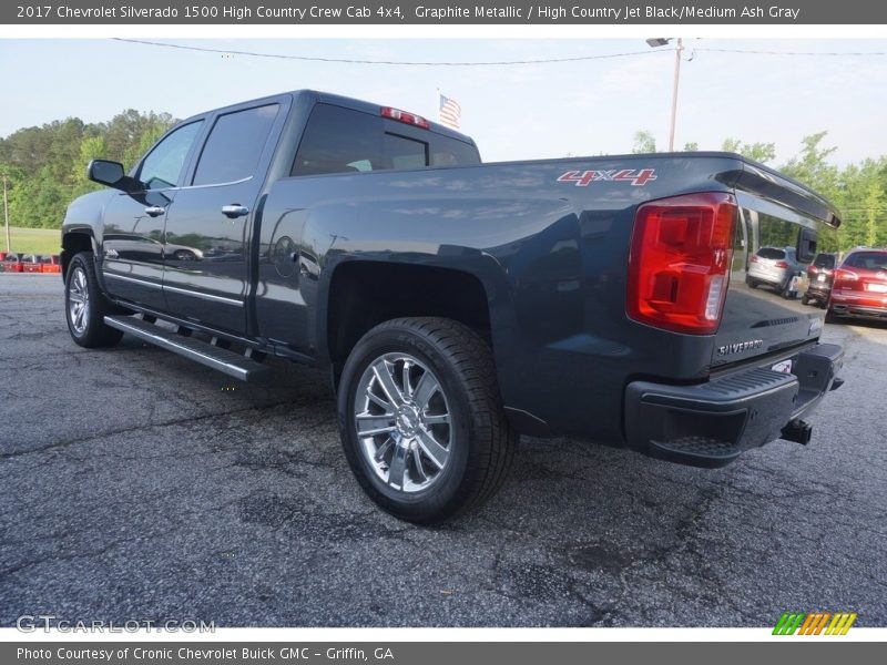 Graphite Metallic / High Country Jet Black/Medium Ash Gray 2017 Chevrolet Silverado 1500 High Country Crew Cab 4x4
