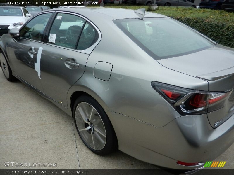 Atomic Silver / Black 2017 Lexus GS 350 F Sport AWD