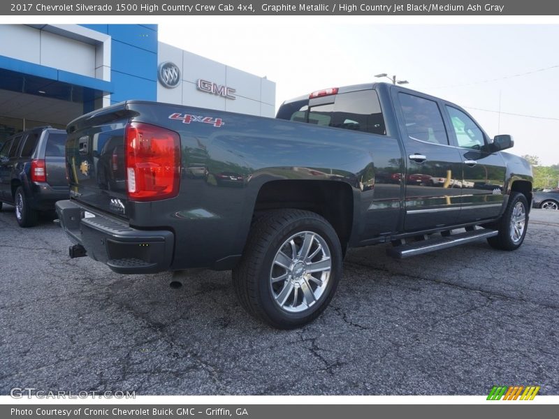 Graphite Metallic / High Country Jet Black/Medium Ash Gray 2017 Chevrolet Silverado 1500 High Country Crew Cab 4x4