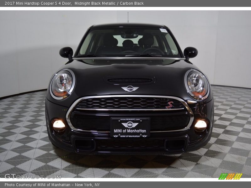 Midnight Black Metallic / Carbon Black 2017 Mini Hardtop Cooper S 4 Door