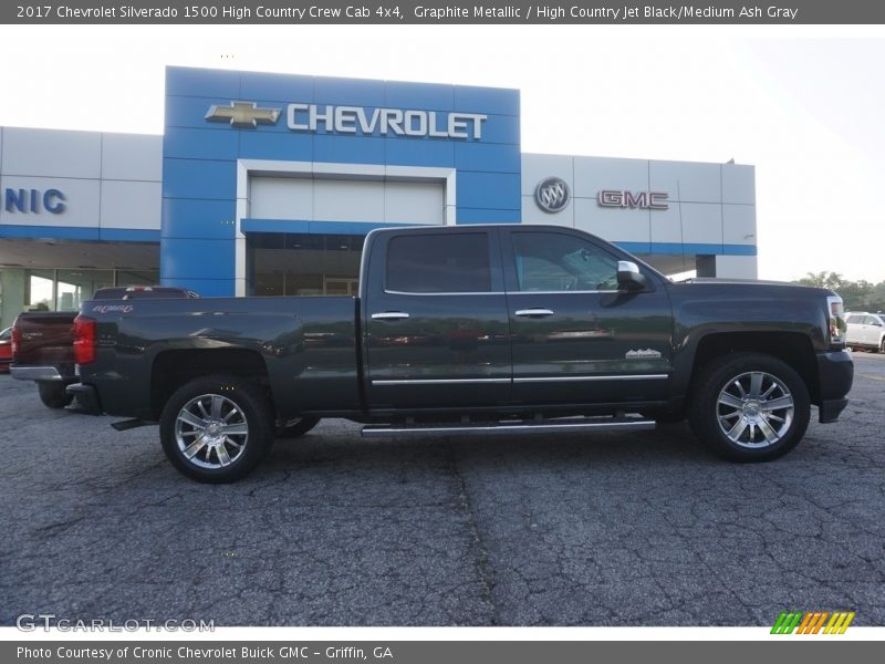 Graphite Metallic / High Country Jet Black/Medium Ash Gray 2017 Chevrolet Silverado 1500 High Country Crew Cab 4x4