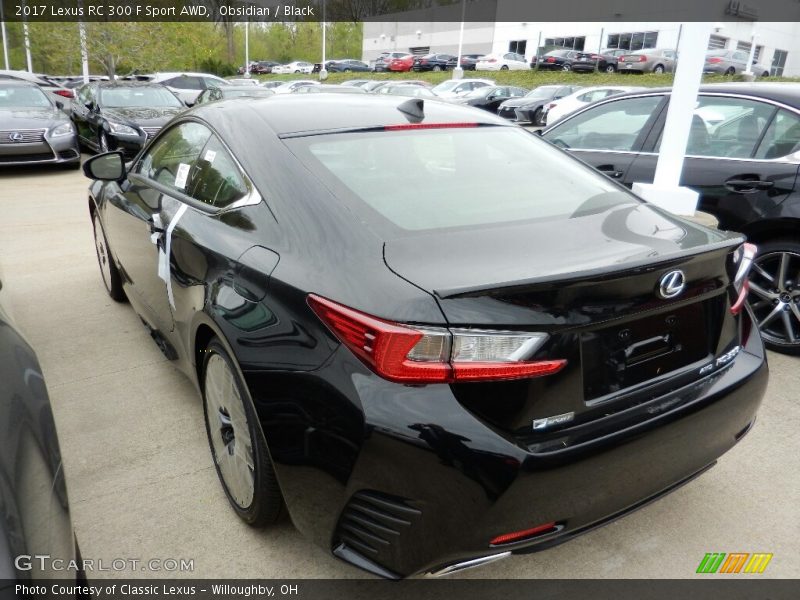  2017 RC 300 F Sport AWD Obsidian