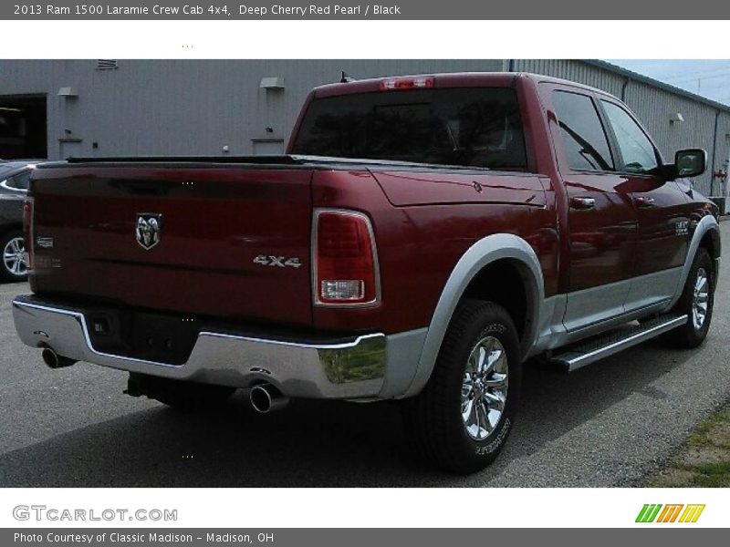 Deep Cherry Red Pearl / Black 2013 Ram 1500 Laramie Crew Cab 4x4
