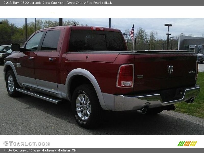 Deep Cherry Red Pearl / Black 2013 Ram 1500 Laramie Crew Cab 4x4